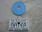 ROLBAY-PLASTIKCHIPS-vorproduziert/blau-Raute
